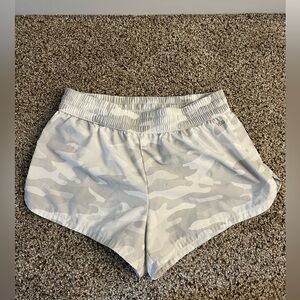 DSG white camo woman size S athletic shorts